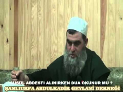 gusul abdesti alınırken dua okunur mu?