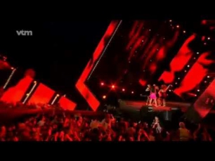 Paradisio Bailando feat Shelby DIAZ "Me Dices Adios REMIX" (Live @ VTM Hit The Road 2009).flv