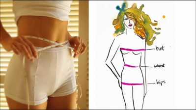 How To Take Bust Waist Hips Body Measurements For Women : Fitness Goals : Track Progress
