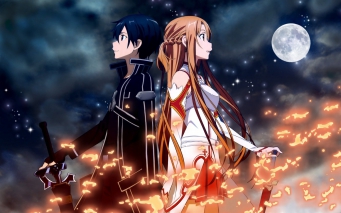 Sword art online ~ Asuna & Kirito - Animated music video (AMV) - Daughtry - Waiting for Superman