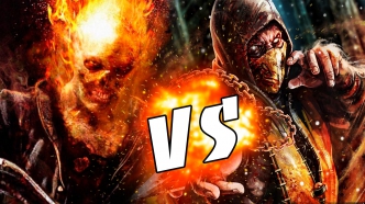 SCORPION VS GHOST RIDER | СКОРПИОН VS ПРИЗРАЧНЫЙ ГОНЩИК | НЕАДЕКВАТНЫЕ РЕП БИТВЫ