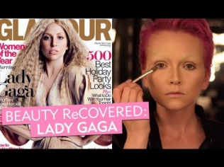 Lady Gaga's 2013 Nude Makeup -- Glamour's Beauty ReCovered with Kandee Johnson--Makeup Tricks