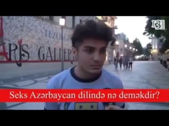 Seks Azerbaycan dilinde ne demekdir?