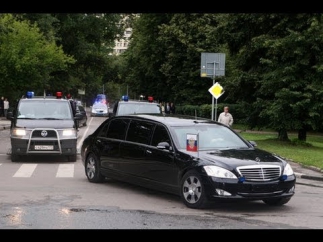 Путин В В паника ментов перед его кортежем