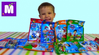Щенячий патруль пакетики с игрушкой сюрприз распаковка Paw Patrol surprise blind bags with toys