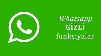 Whatsappın GİZLİ funksiyası !