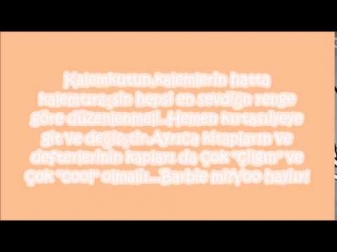 Kızlar için okul tavsiyeleri