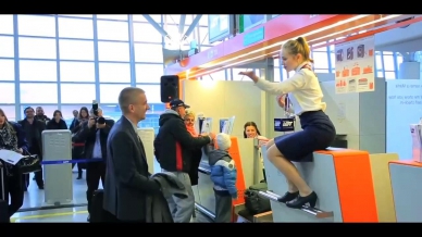 MAMMA MIA! - ABBA: Cover by LOT Polish Airlines | Funny Videos