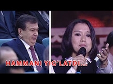 SHAVKAT MIRZIYOYEVNI YIG'LATGAN QO'SHIQ SEVARA NAZARXON
