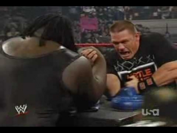 WWE John Cena vs Mark Henry Arm Wrestling