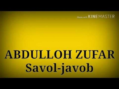 "Хомиладор Аёл Соч Қирқиши Жойзми"?" Савол-Жавоб (Абдуллоҳ Зуфар)