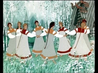 Russian Folk Song with Lyrics. Уж ты, Порушка Параня.