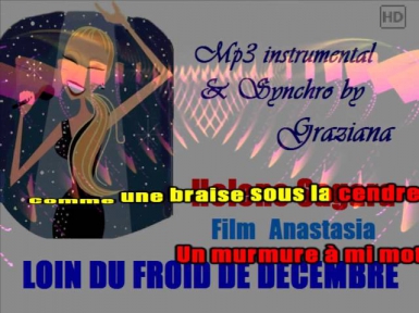 LOIN DU FROID DE DÉCEMBRE Helene Sagara karaoké instrumental edit by ©Graziana