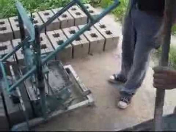 Мини завод по производству шлакоблоков