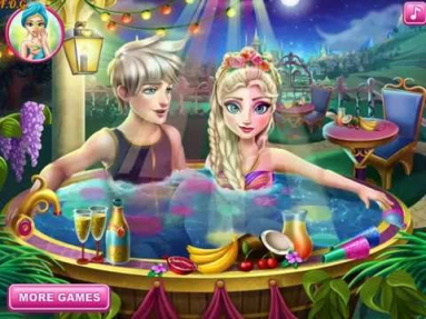 Frozen Elsa Jacuzzi Celebration (Холодное сердце: Эльза и Джек в джакузи)