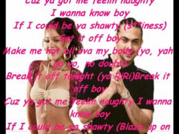 Sean paul ft. Rihanna - Break it off - lyrics