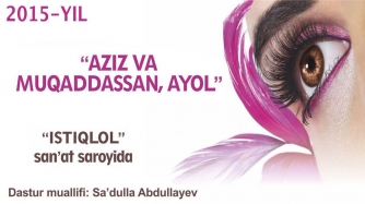 Aziz va Muqaddasan Ayol nomli konsert dasturi 2015