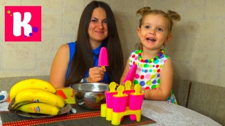 Готовим мороженое из банана с тётей Людой Make banana's ice cream at home