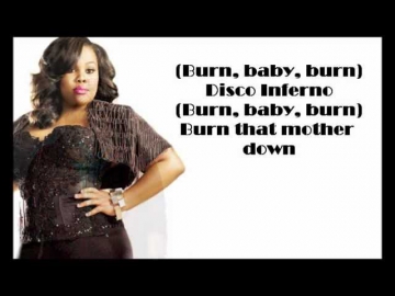 Glee Cast- Disco Inferno (with lyrics)